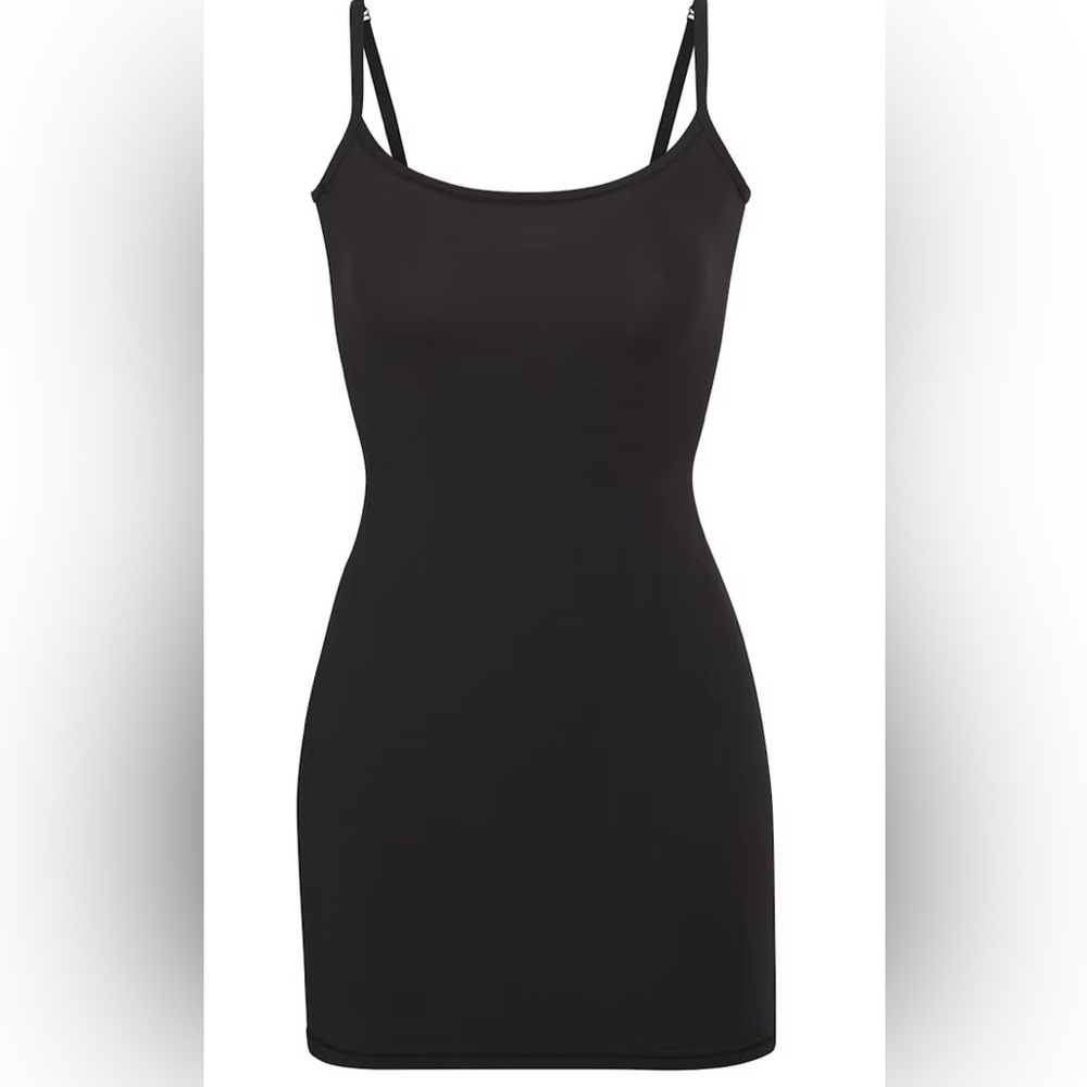Skims Black Slip Dress Sz Small